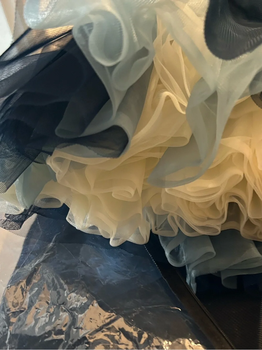Sparkle Sequin & Tulle Dance Dress - Rose Gold Sequin Top with Teal Tulle Skirt